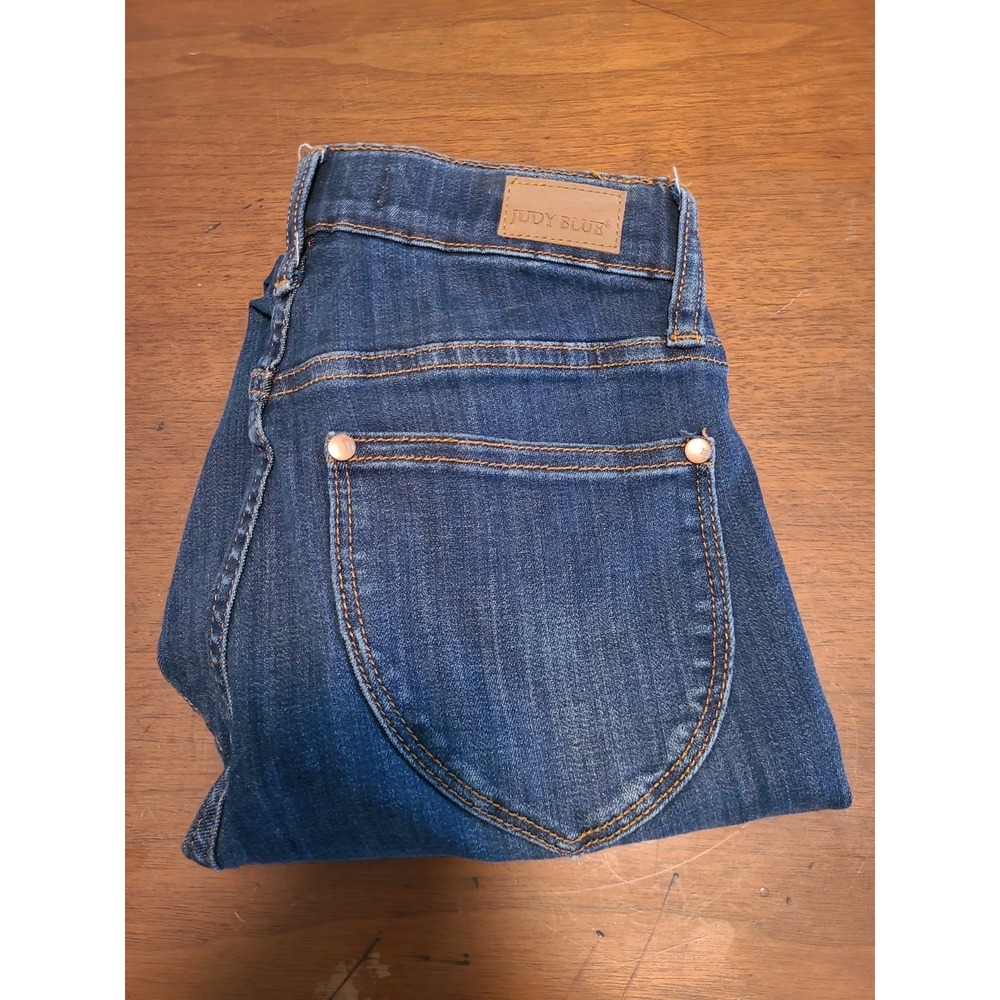 Judy Blue Pull On Skinny Jeans Size 26 Dark Blue